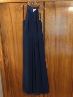 Weddington Way Navy Halter Maxi Dress